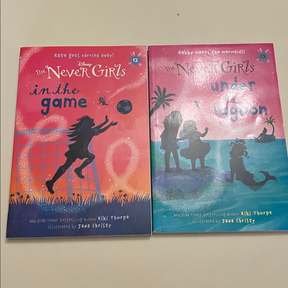 Kiki Thorpe Disney’s “The Never Girls”Novel Collection - Colorful Paperback Set - Picture 8 of 11